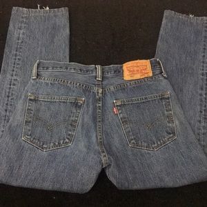 Vintage Levi’s 501s blue denim jeans